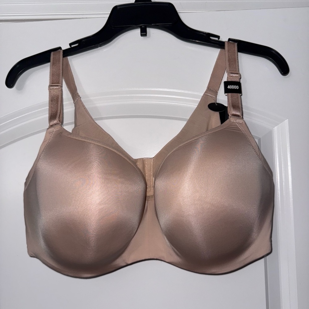 Torrid lightly lined full coverage balconette nude colored bra NWT